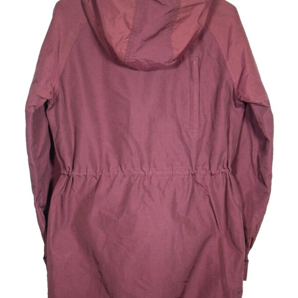 Penfield 60/40 Kasson Anorak Hooded Flannel Lined Parka in Burgundy - Size M - Picture 2 of 7